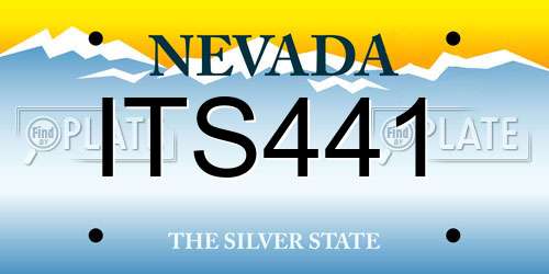 ITS441 Nevada License Plate