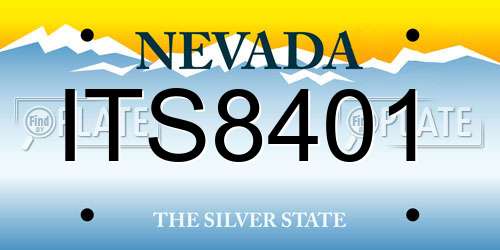 ITS8401 Nevada License Plate