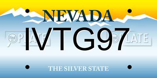 IVTG97 Nevada License Plate