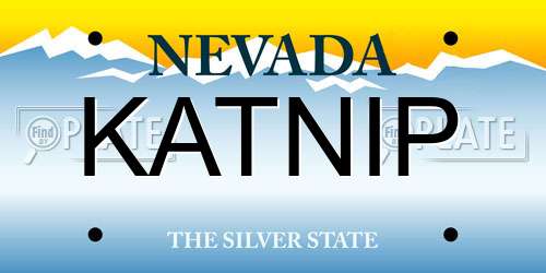 KATNIP Nevada License Plate