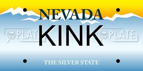 KINK Nevada License Plate