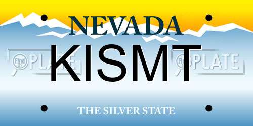 KISMT Nevada License Plate