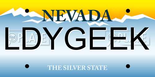 LDYGEEK Nevada License Plate