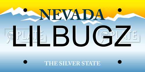 LILBUGZ Nevada License Plate