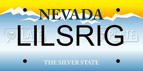 LILSRIG Nevada License Plate