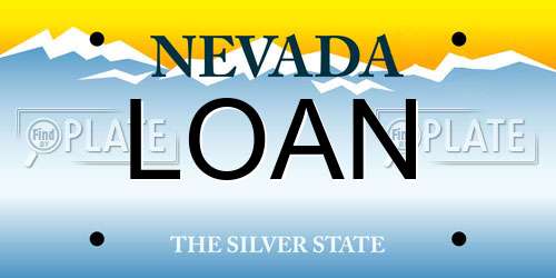 LOAN Nevada License Plate