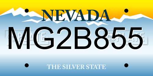 MG2B855 Nevada License Plate
