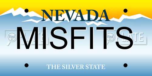 MISFITS Nevada License Plate