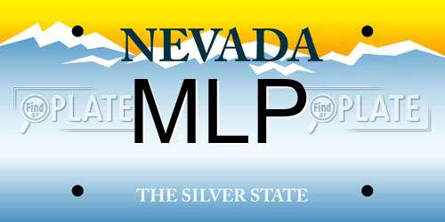 MLP Nevada License Plate