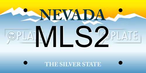 MLS2 Nevada License Plate