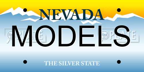 MODELS Nevada License Plate
