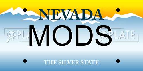 MODS Nevada License Plate