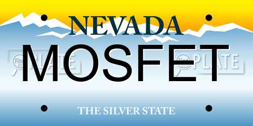 MOSFET Nevada License Plate