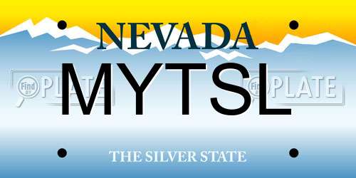 MYTSL Nevada License Plate