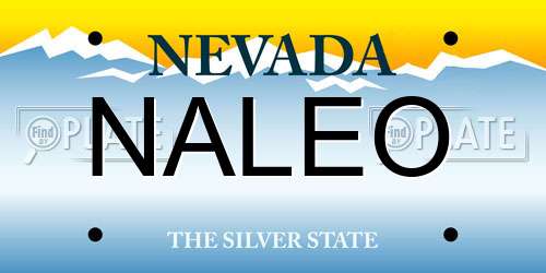 NALEO Nevada License Plate