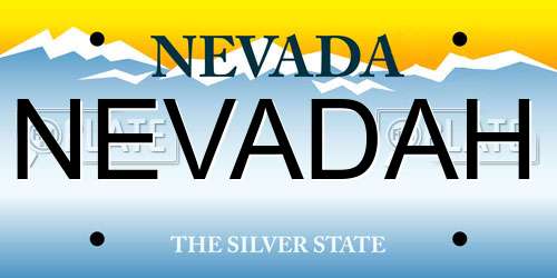 NEVADAH Nevada License Plate