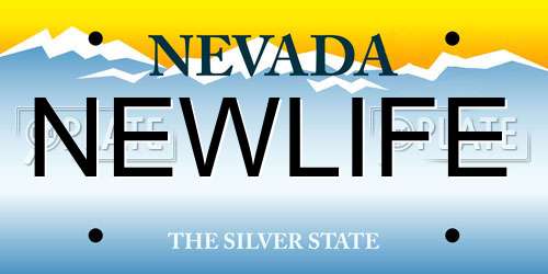 NEWLIFE Nevada License Plate