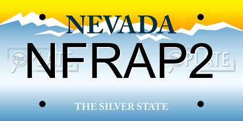 NFRAP2 Nevada License Plate