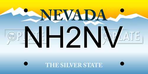 NH2NV Nevada License Plate