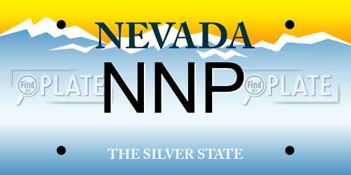 NNP Nevada License Plate
