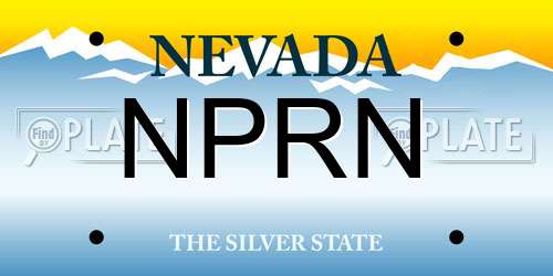 NPRN Nevada License Plate