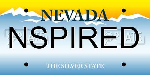 NSPIRED Nevada License Plate