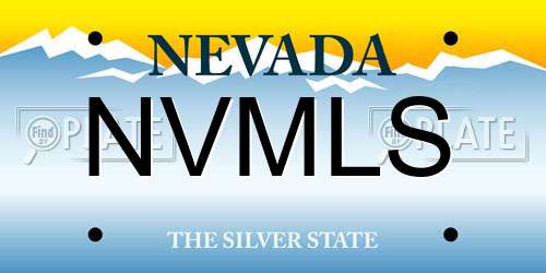 NVMLS Nevada License Plate