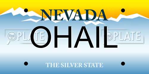 OHAIL Nevada License Plate