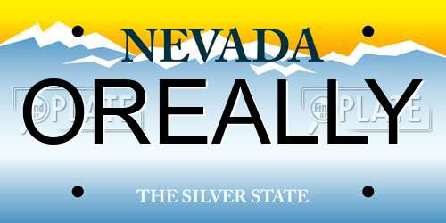 OREALLY Nevada License Plate