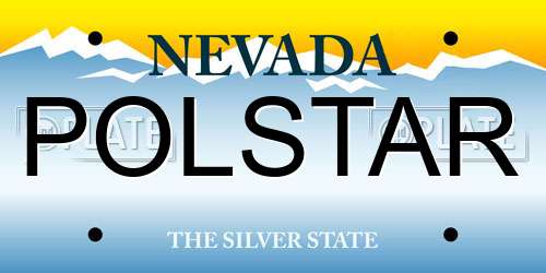 POLSTAR Nevada License Plate