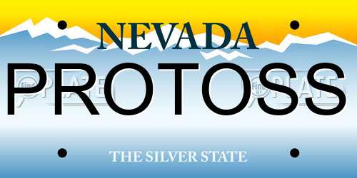 PROTOSS Nevada License Plate
