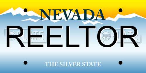 REELTOR Nevada License Plate