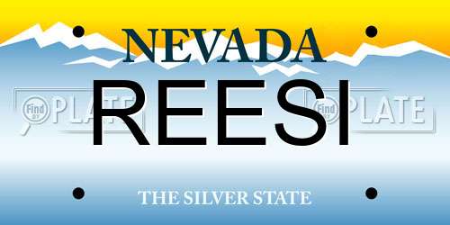 REESI Nevada License Plate