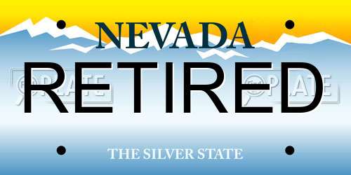 RETIRED Nevada License Plate
