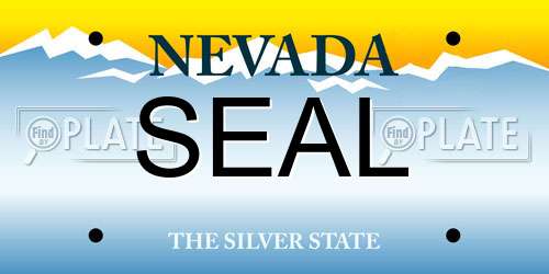 SEAL Nevada License Plate