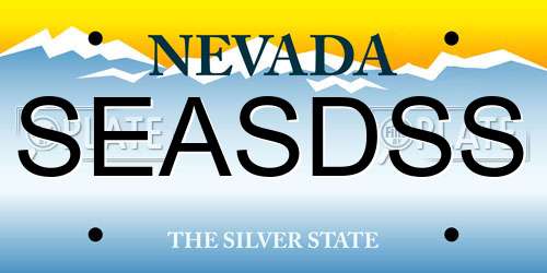 SEASDSS Nevada License Plate