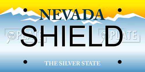 SHIELD Nevada License Plate
