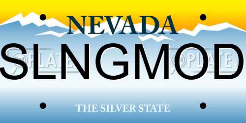 SLNGMOD Nevada License Plate