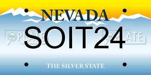 SOIT24 Nevada License Plate