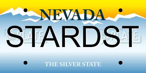 STARDST Nevada License Plate