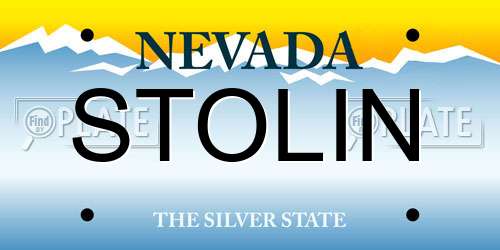 STOLIN Nevada License Plate