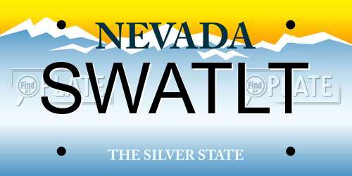 SWATLT Nevada License Plate