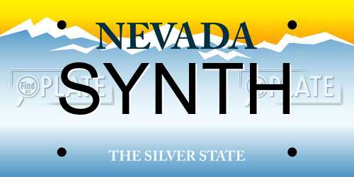 SYNTH Nevada License Plate