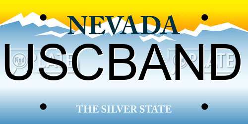 USCBAND Nevada License Plate