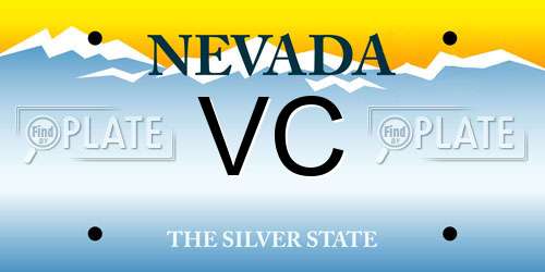 VC Nevada License Plate