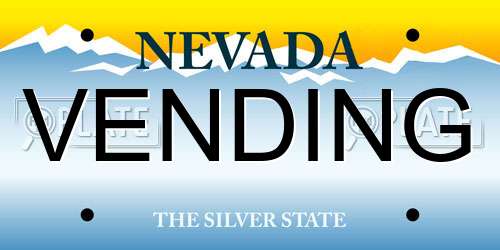 VENDING Nevada License Plate