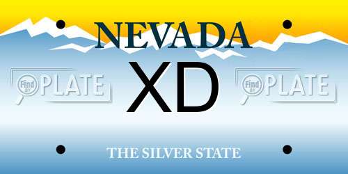 XD Nevada License Plate