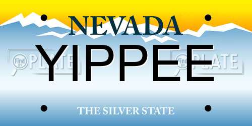 YIPPEE Nevada License Plate