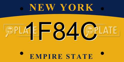 1F84C New York License Plate