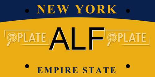 ALF New York License Plate